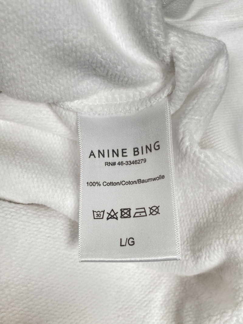 ANINE BING - RAMONA EMPOWERMENT SWEAT WHITE
