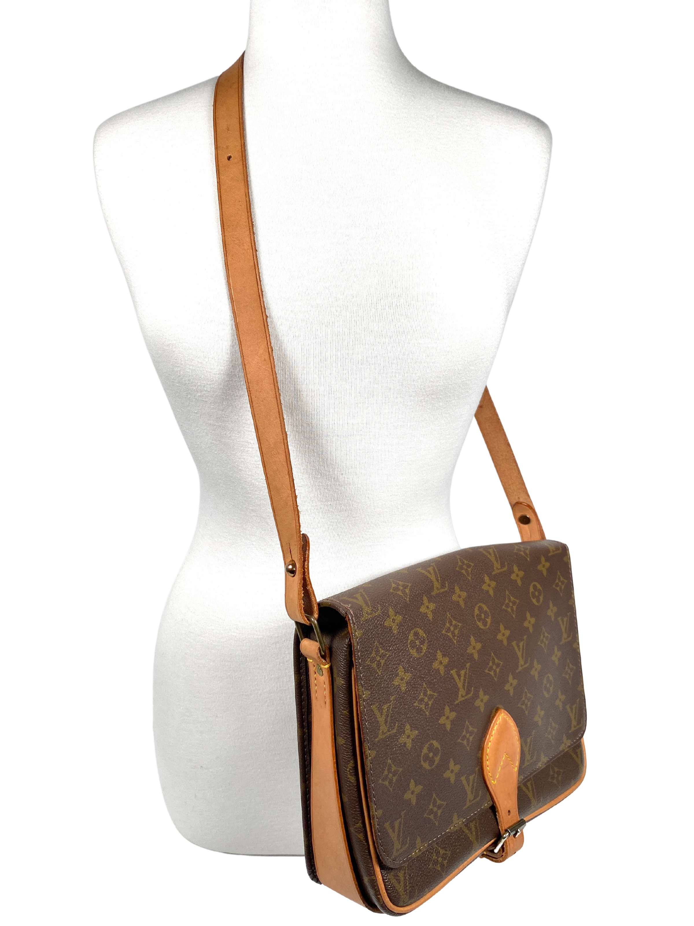 Louis Vuitton Monogram Cartouchiere GM - Brown Crossbody Bags, Handbags -  LOU795078