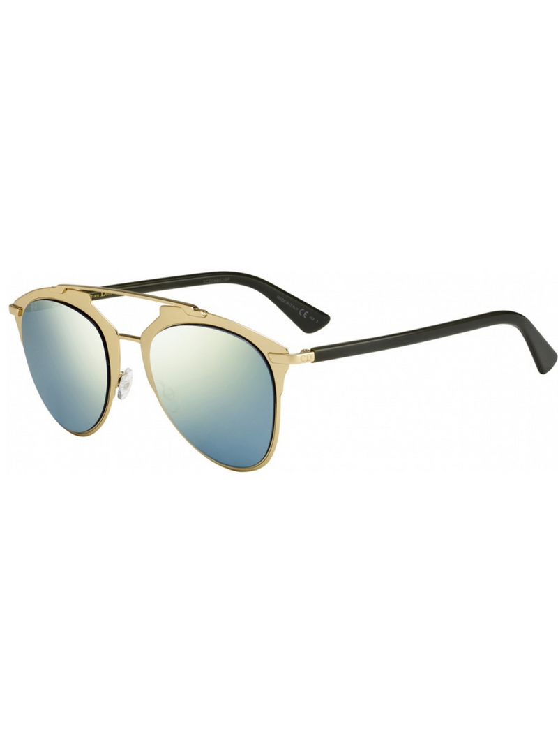 DIOR REFLECTED AVIATOR SUNGLASSES IN ROSE GOLD KHAKI AZURE MIRROR LE RE.LUXE AU