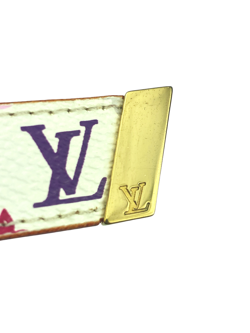 LOUIS VUITTON - MURAKAMI MULTICOLOUR MONOGRAM SLIM BELT