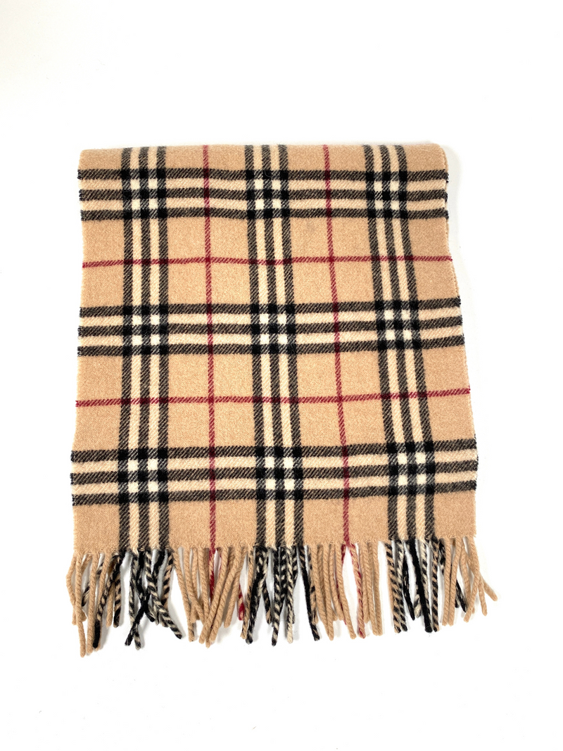 BURBERRY - CLASSIC NOVACHECK VINTAGE LAMBSWOOL SCARF