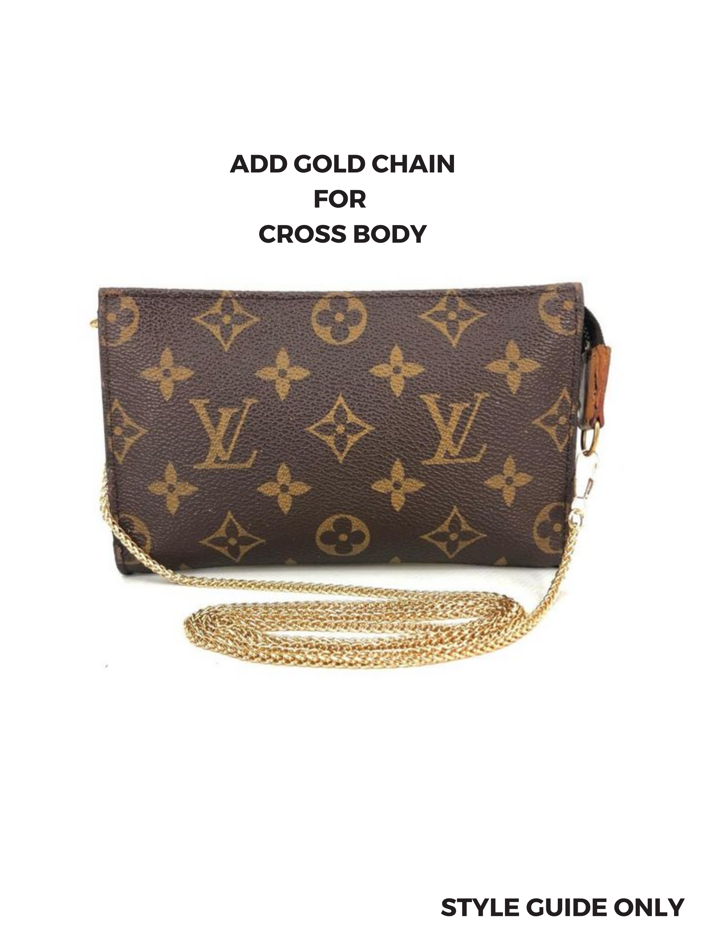 Louis vuitton small purse with gold chain sales
