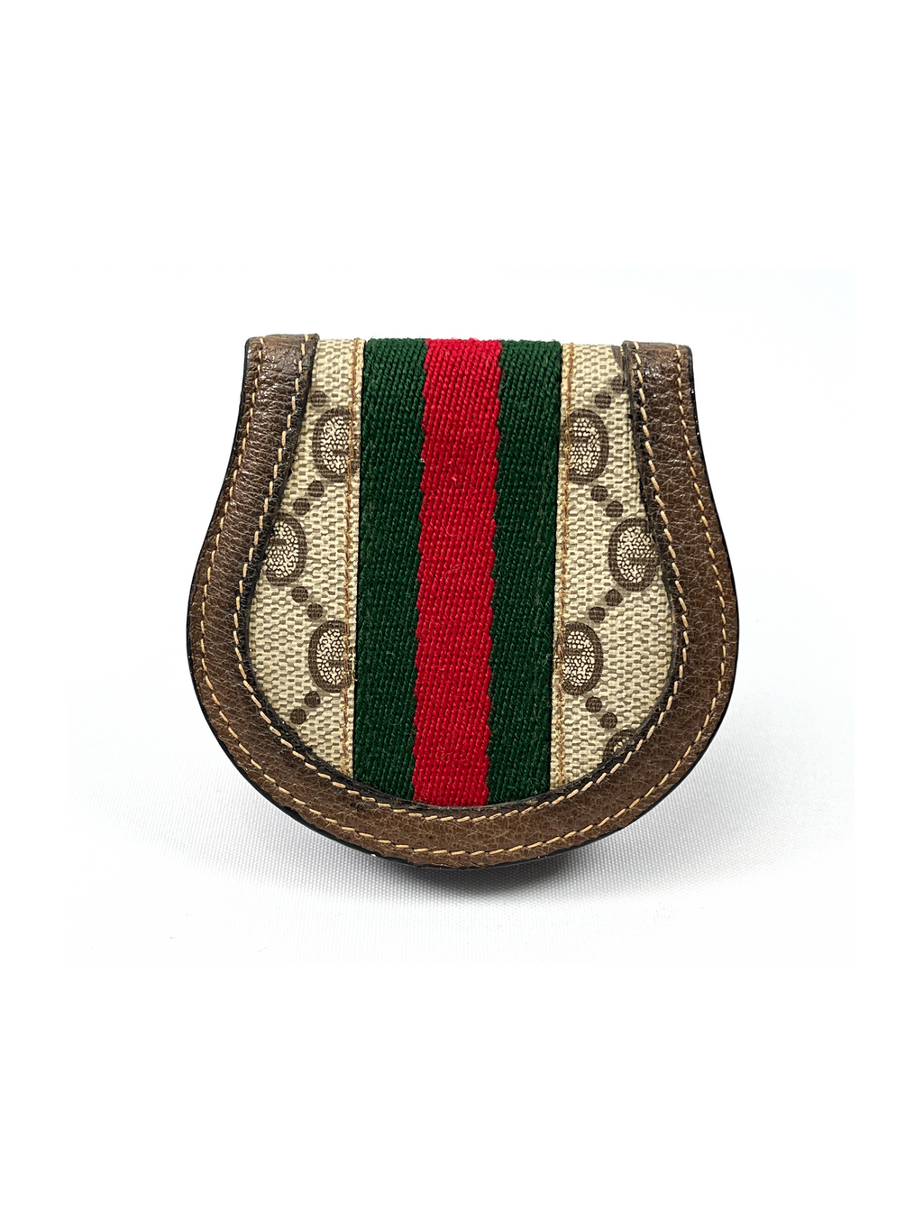 GUCCI - VINTAGE SHERRY ROUND COIN CASE