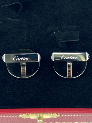 CARTIER - WATER RESISTANT DÉCOR CUFFLINKS - AS NEW