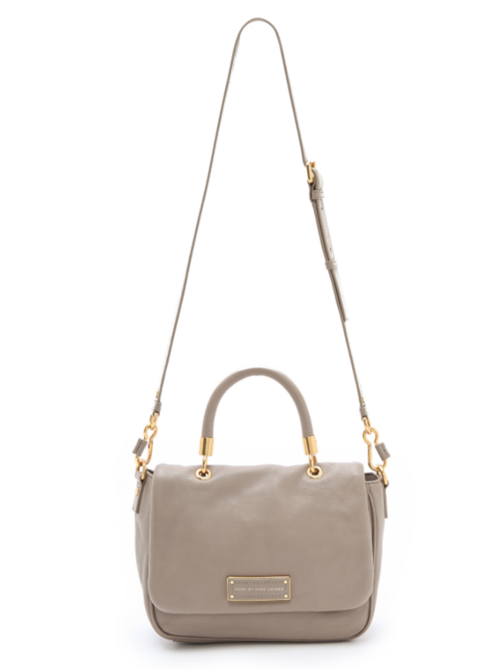 MARC BY MARC JACOBS - "TOO HOT TO HANDLE" CROSSBODY BAG LIGHT GREY
