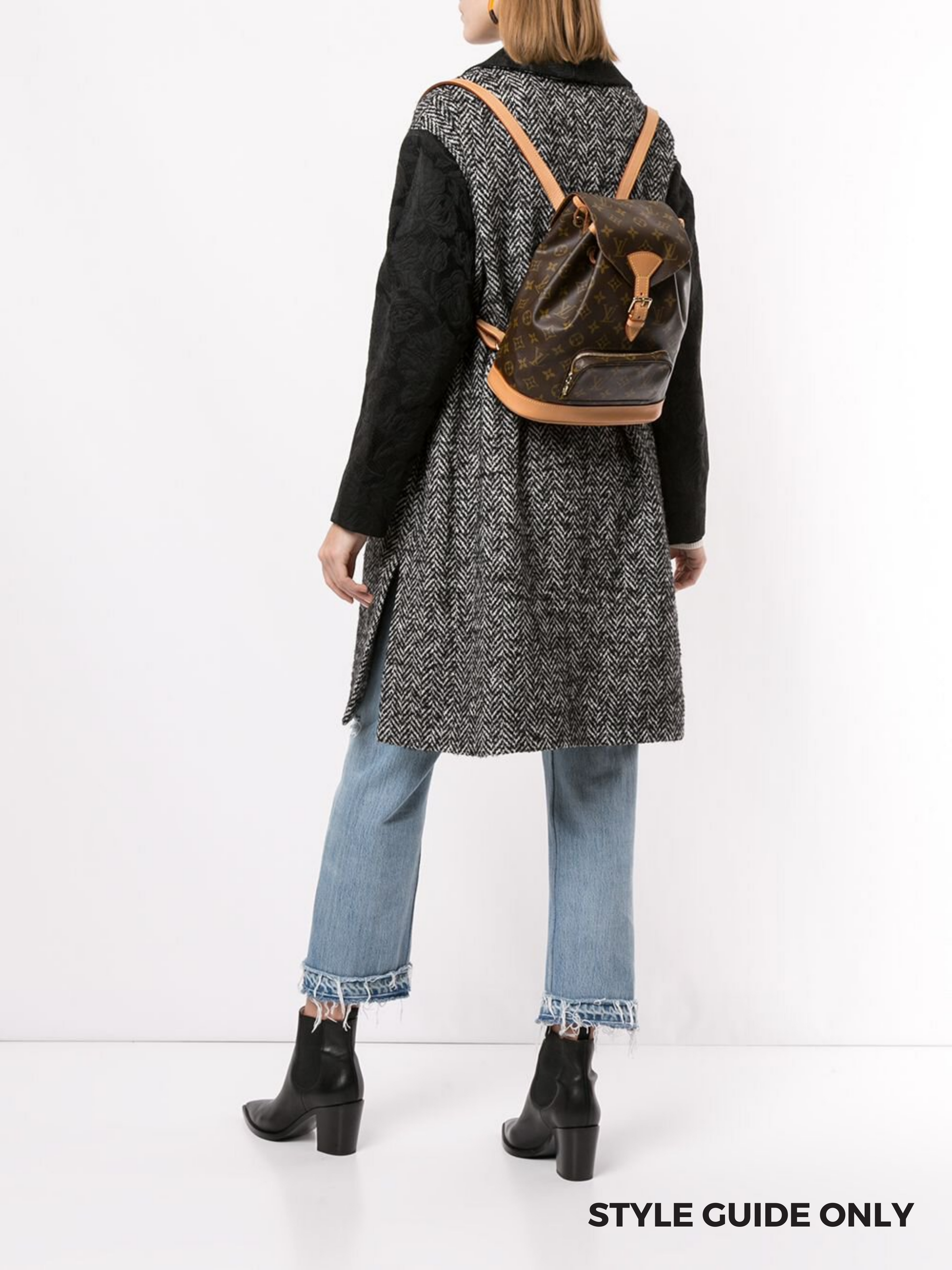 LOUIS VUITTON MONTSOURIS MM BACKPACK MONOGRAM CANVAS RE.LUXE AU