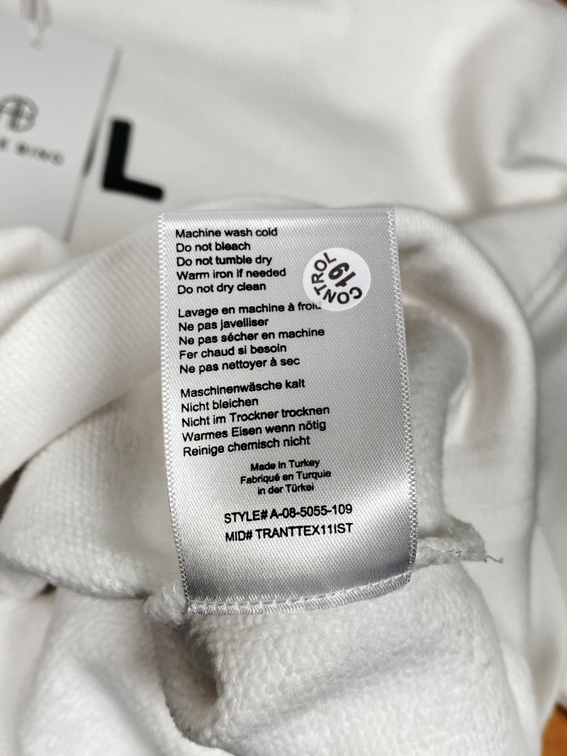 ANINE BING - RAMONA EMPOWERMENT SWEAT WHITE
