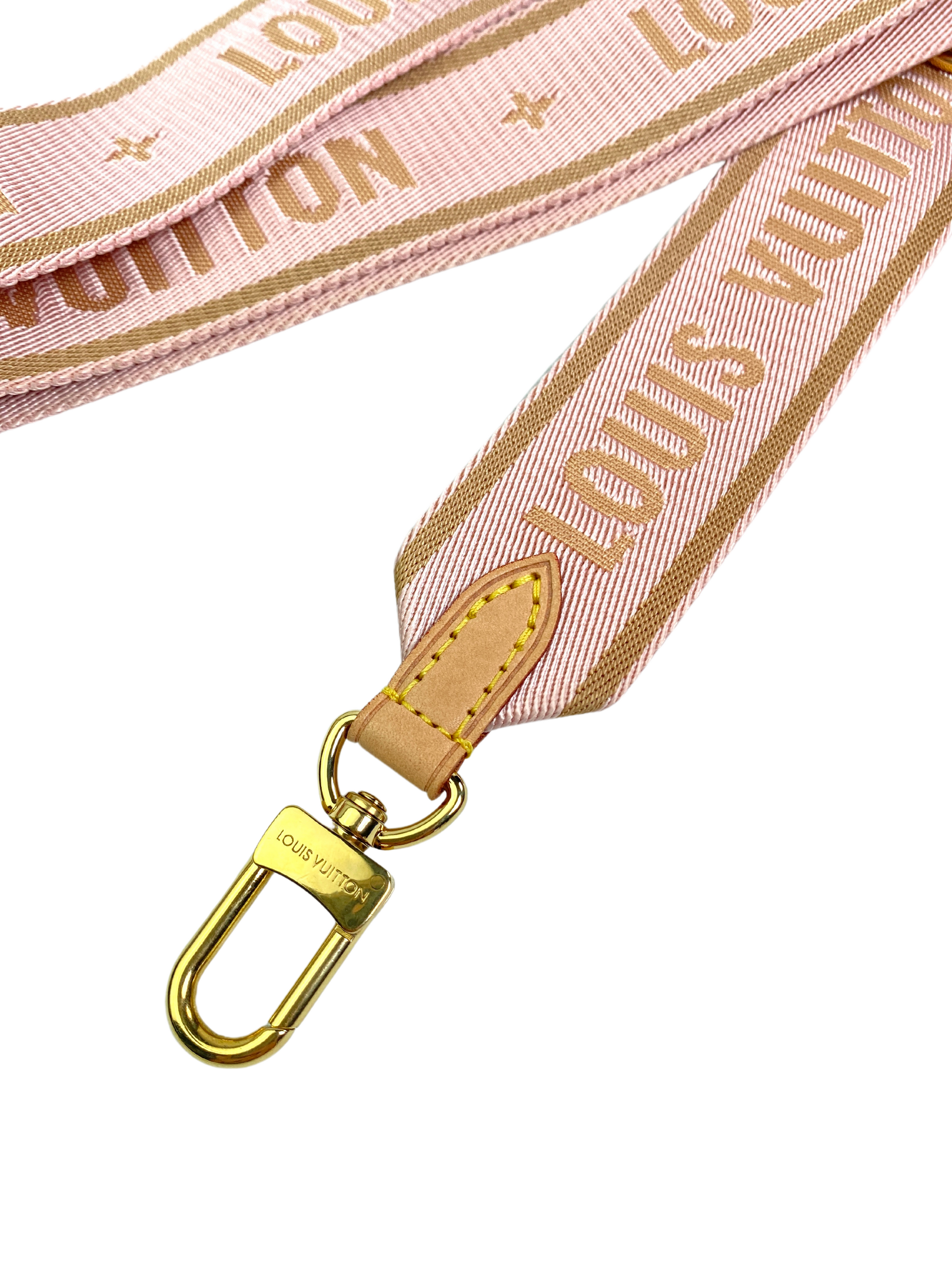 Louis Vuitton Monogram Rose Ballerine Bandouliere Bag Strap – The