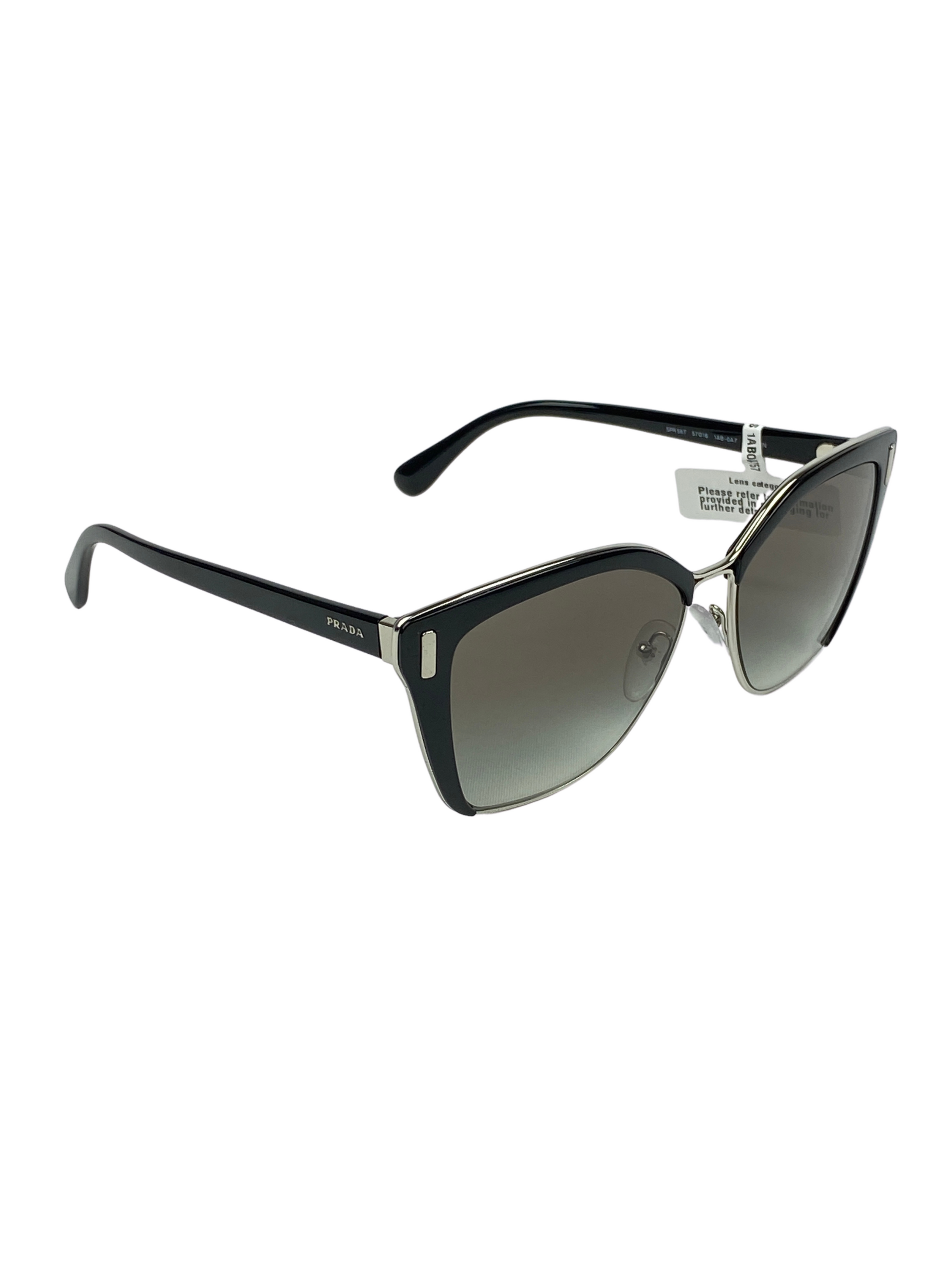 PRADA PR 56TS BLACK SUNGLASSES NEW IN BOX RE.LUXE AU