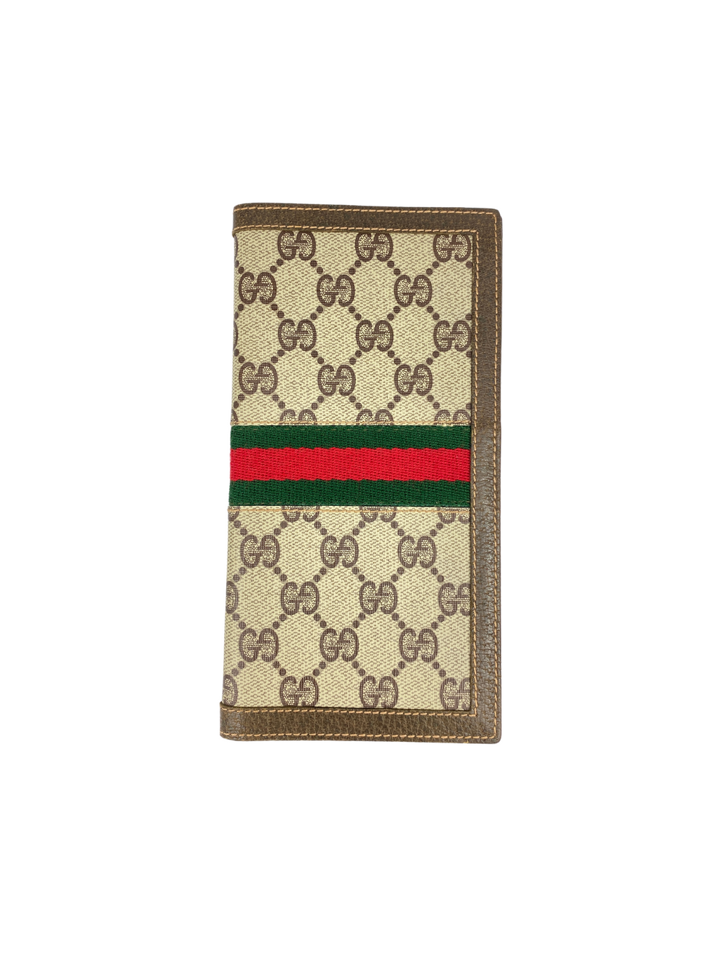 GUCCI - GG SUPREME CANVAS LONG BIFOLD WALLET