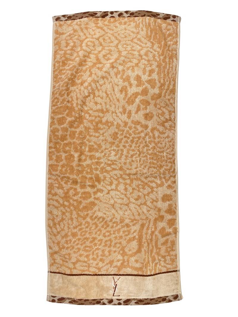 YSL YVES SAINT LAURENT - ANIMAL PRINT HAND TOWEL SET