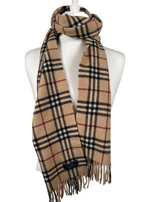 BURBERRY - CLASSIC NOVACHECK VINTAGE LAMBSWOOL SCARF
