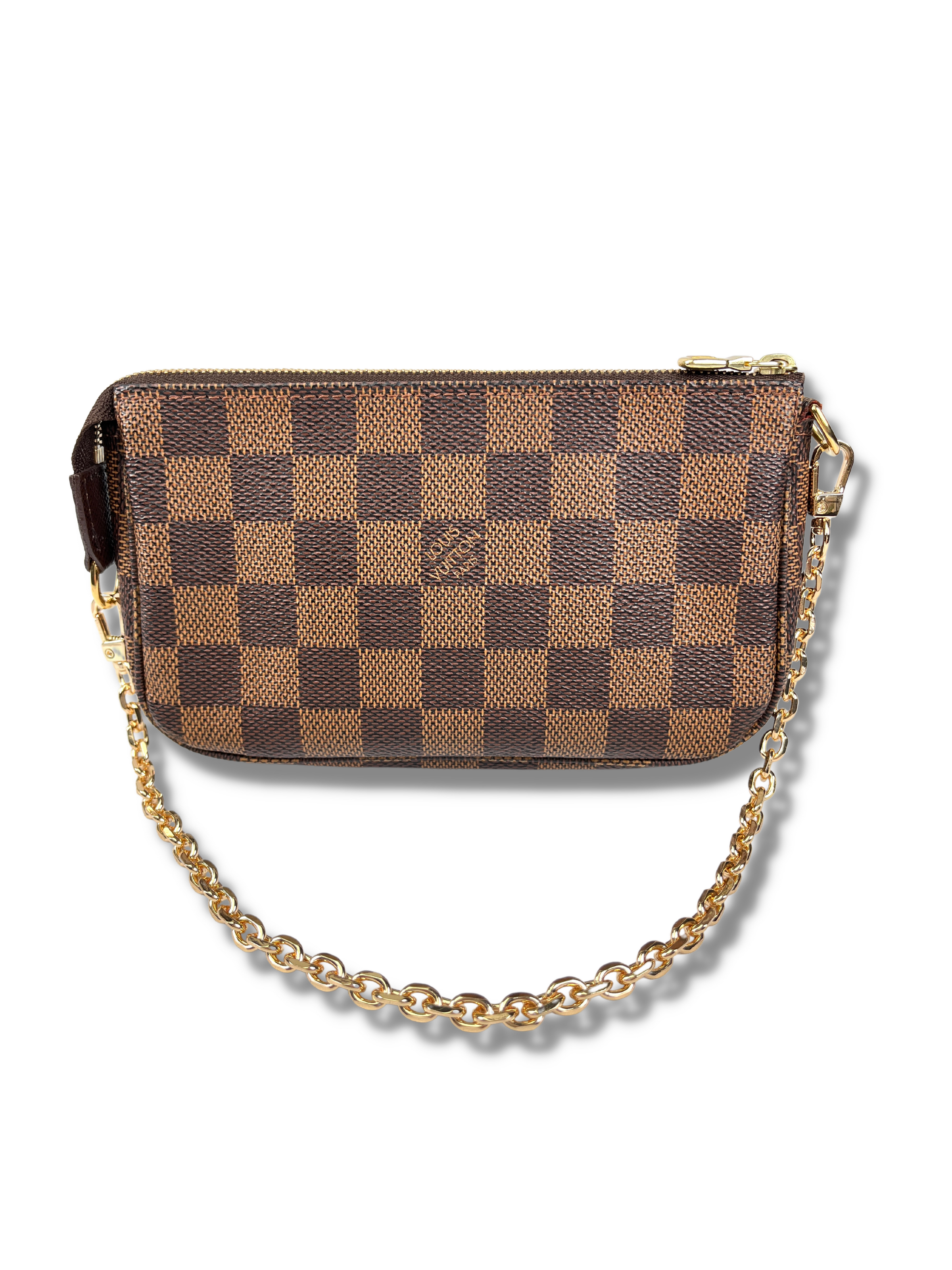 LOUIS VUITTON Damier Ebene Bucket Large Special Order Shoulder Bag