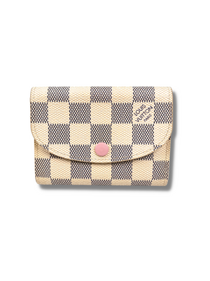 LOUIS VUITTON ROSALIE COIN PURSE IN DAMIER AZUR YR 2018 RE.LUXE AU