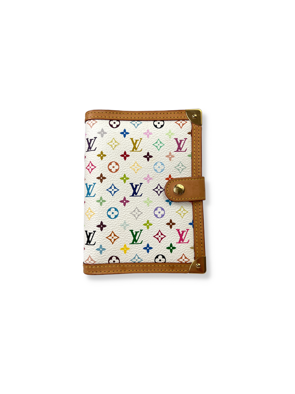 LOUIS VUITTON - AGENDA PM WHITE MULTICOLOUR MONOGRAM CANVAS