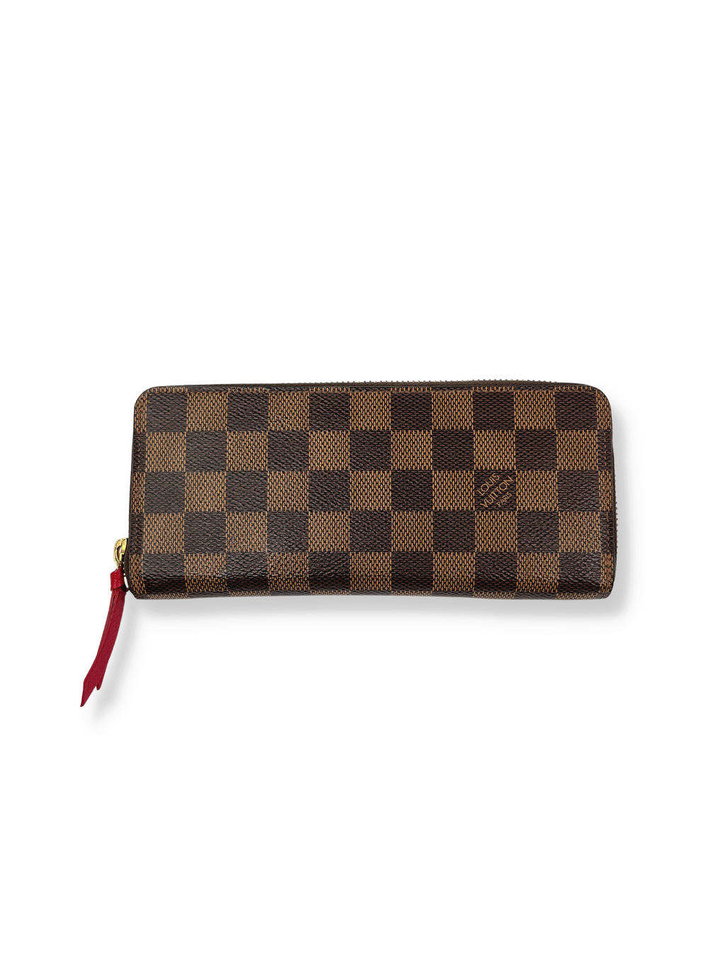 LOUIS VUITTON - CLEMENCE SLIMLINE ZIPPY WALLET DAMIER EBENE