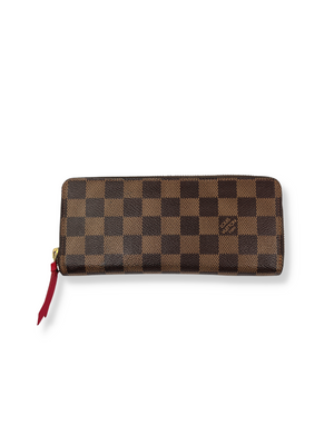 LOUIS VUITTON - CLEMENCE SLIMLINE ZIPPY WALLET DAMIER EBENE