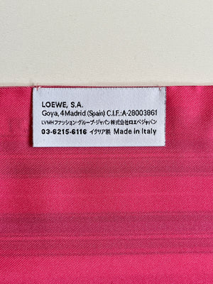 LOEWE - SILK STRIPED LONG SCARF - 198 x 15 CM