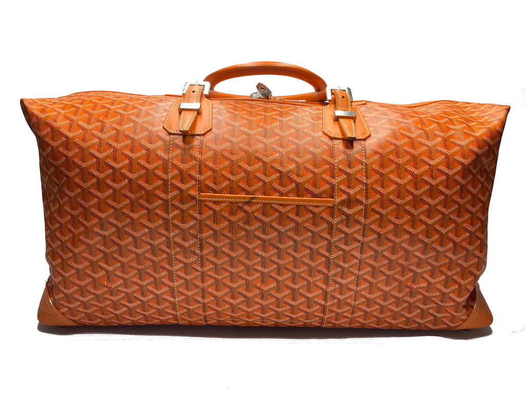 GOYARD - BOEING 55 TRAVEL BAG ORANGE