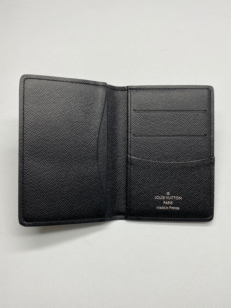 LOUIS VUITTON - POCKET ORGANISER WALLET IN DAMIER GRAPHITE