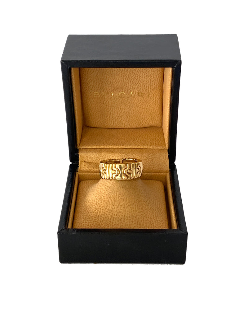 BVLGARI - PARENTISI RING IN 18 KARAT YELLOW GOLD - VINTAGE