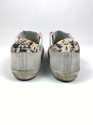 GOLDEN GOOSE - SUPERSTAR WHITE NABUK 3D STAR - Sz 39