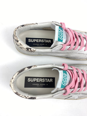 GOLDEN GOOSE - SUPERSTAR WHITE NABUK 3D STAR - Sz 39