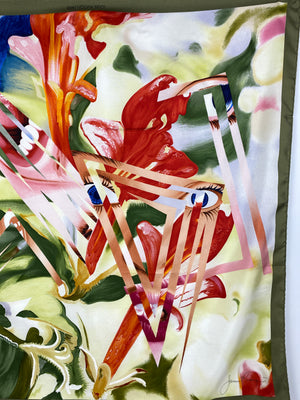 LOUIS VUITTON - LIMITED EDITION JAMES ROSENQUIST SCARF