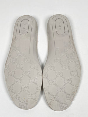 GUCCI - WEB CRYSTAL MOUTH ACE SNEAKERS - SIZE 38