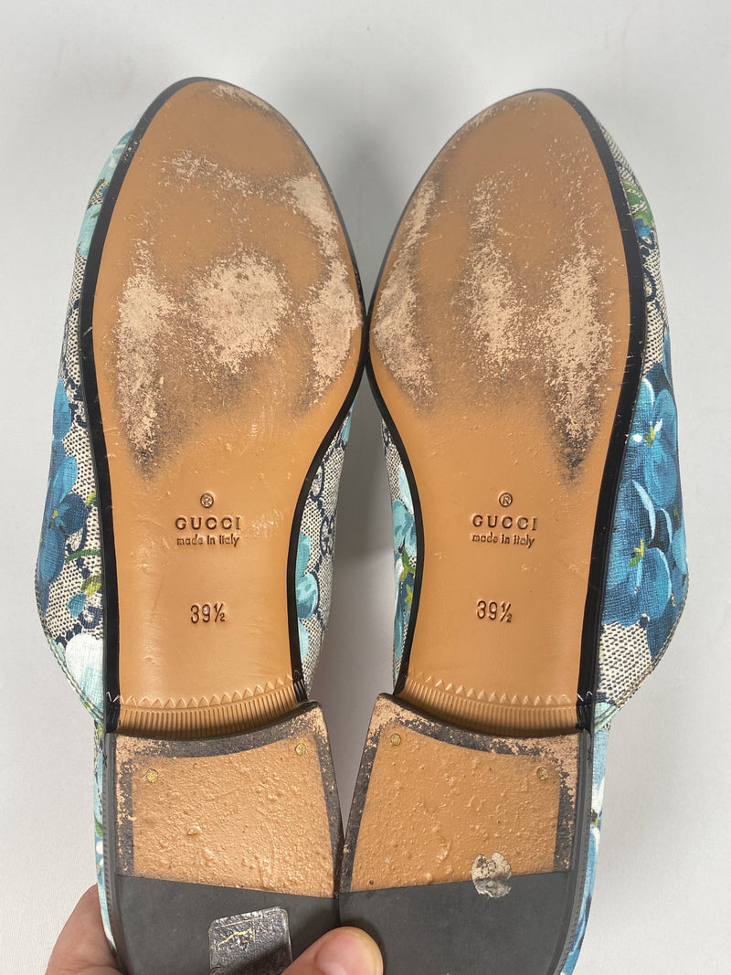 GUCCI - PRINCETON GG BLOOMS MULES - SZ 39.5