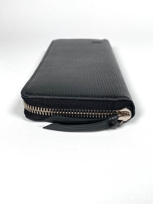 LOUIS VUITTON - CLEMENCE WALLET IN BLACK EPI LEATHER