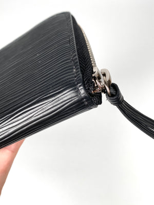 LOUIS VUITTON - CLEMENCE WALLET IN BLACK EPI LEATHER