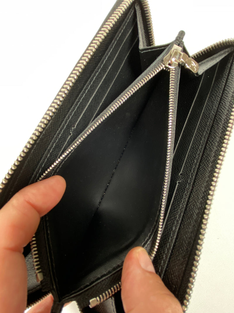 LOUIS VUITTON - CLEMENCE WALLET IN BLACK EPI LEATHER