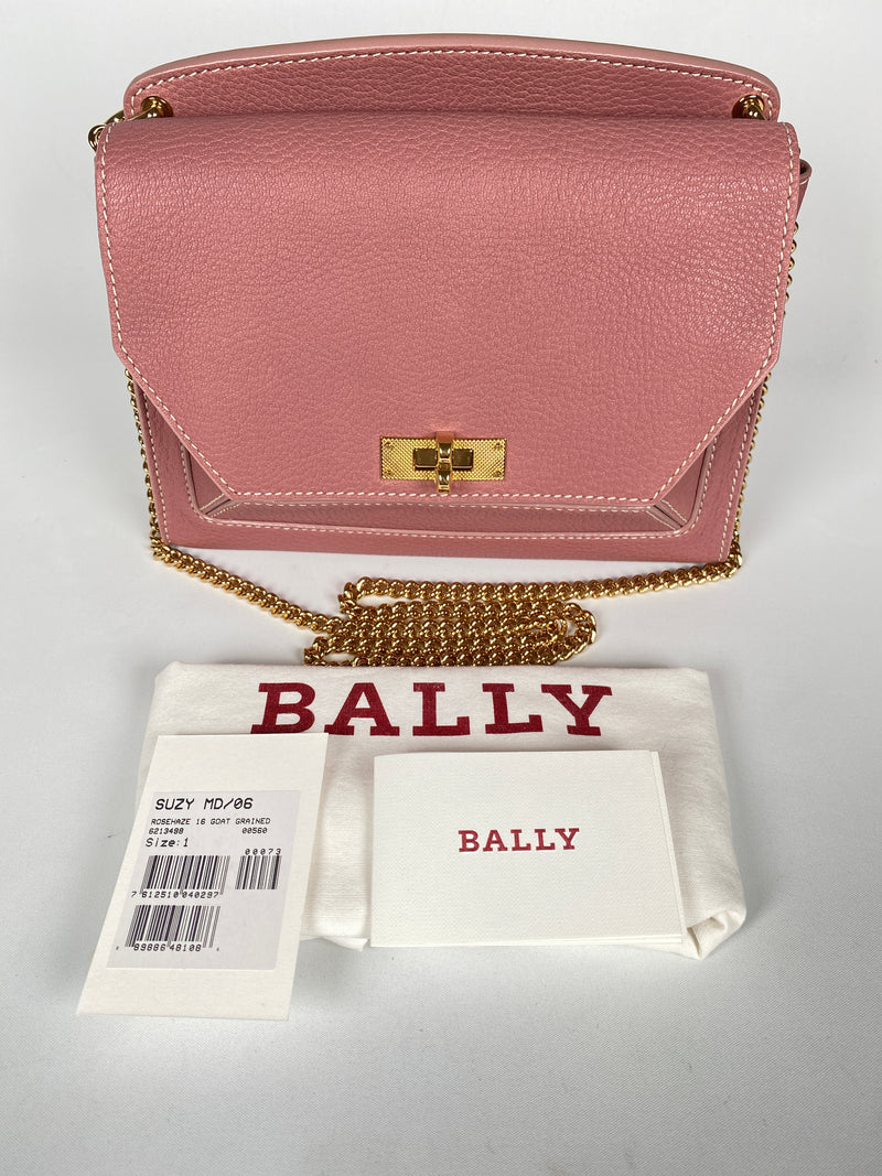 BALLY - SUZY MED CROSSBODY BAG DUSTY PINK