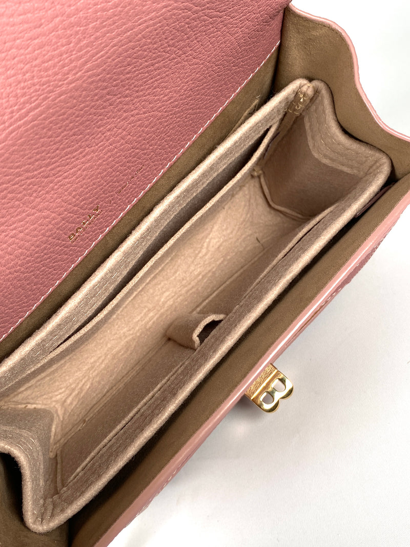 BALLY - SUZY MED CROSSBODY BAG DUSTY PINK