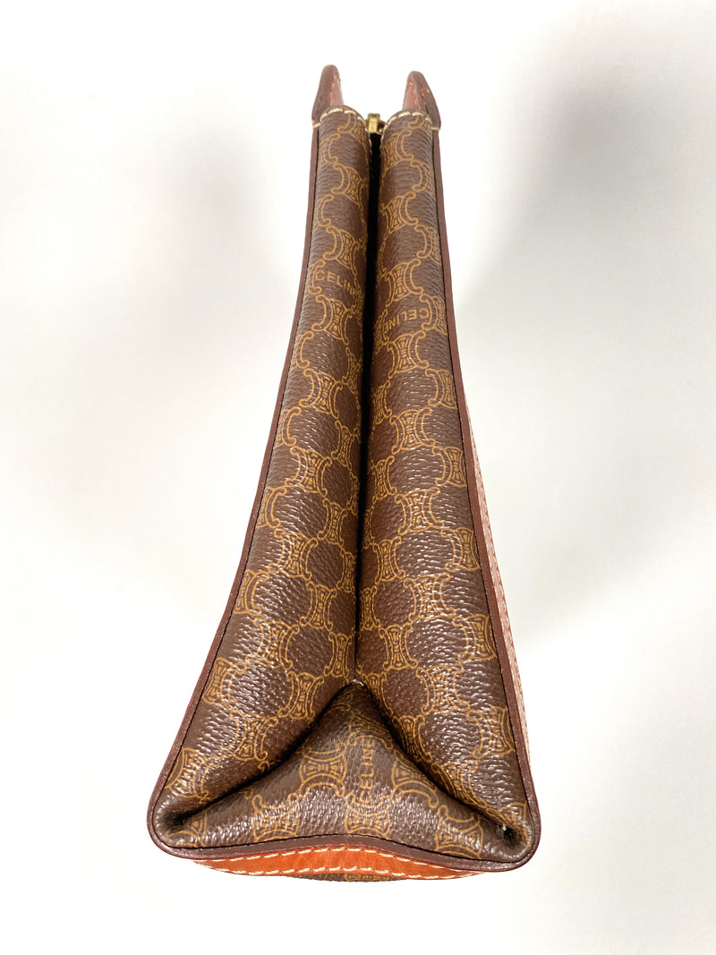 CELINE - VINTAGE MACADAM CLUTCH