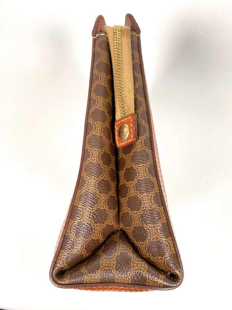 CELINE - VINTAGE MACADAM CLUTCH
