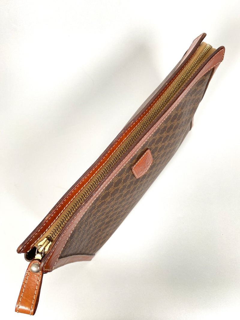 CELINE - VINTAGE MACADAM CLUTCH