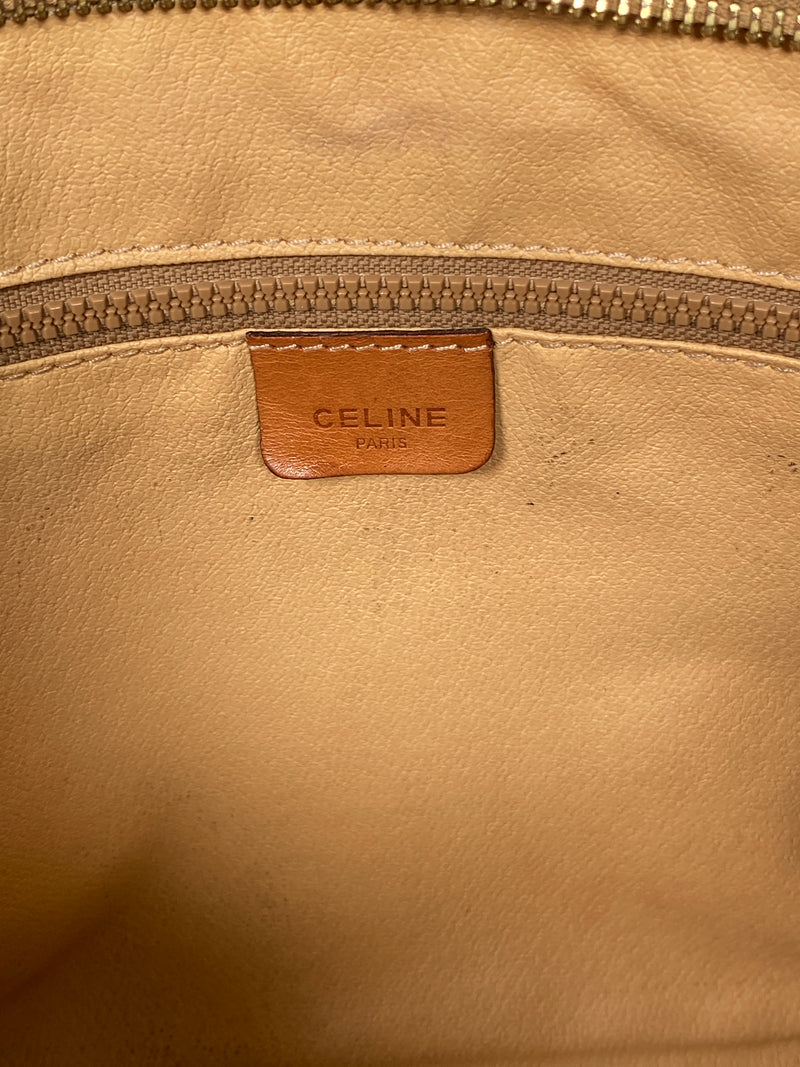 CELINE - VINTAGE MACADAM CLUTCH