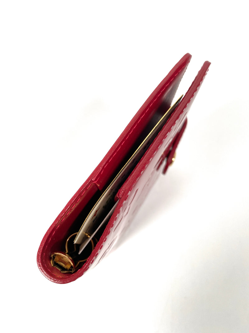LOUIS VUITTON - AGENDA PM IN RED MONOGRAM VERNIS
