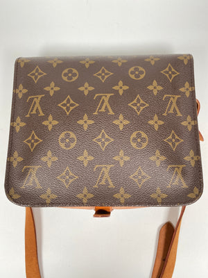 LOUIS VUITTON - CARTOUCHIERE MM CROSSBODY BAG IN MONOGRAM CANVAS
