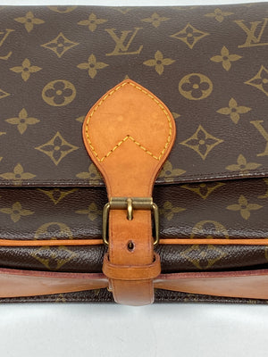 LOUIS VUITTON - CARTOUCHIERE MM CROSSBODY BAG IN MONOGRAM CANVAS