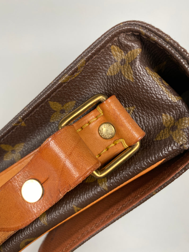 LOUIS VUITTON - CARTOUCHIERE MM CROSSBODY BAG IN MONOGRAM CANVAS