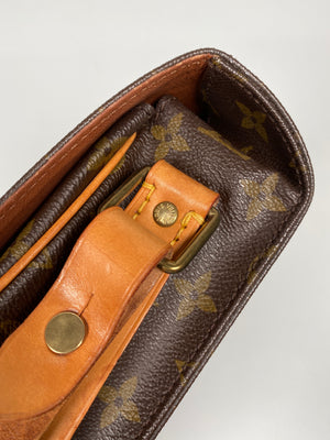 LOUIS VUITTON - CARTOUCHIERE MM CROSSBODY BAG IN MONOGRAM CANVAS