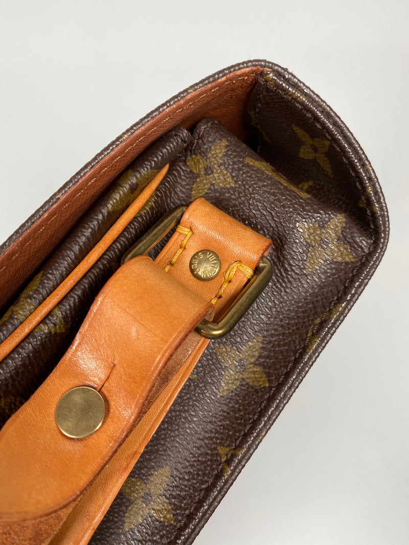 LOUIS VUITTON - CARTOUCHIERE MM CROSSBODY BAG IN MONOGRAM CANVAS