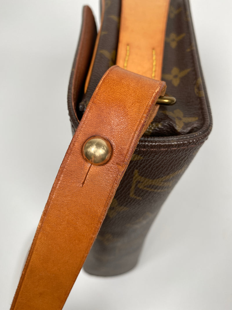 LOUIS VUITTON - CARTOUCHIERE MM CROSSBODY BAG IN MONOGRAM CANVAS
