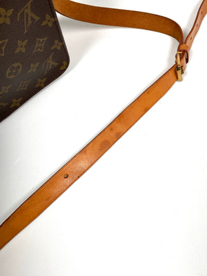 LOUIS VUITTON - CARTOUCHIERE MM CROSSBODY BAG IN MONOGRAM CANVAS