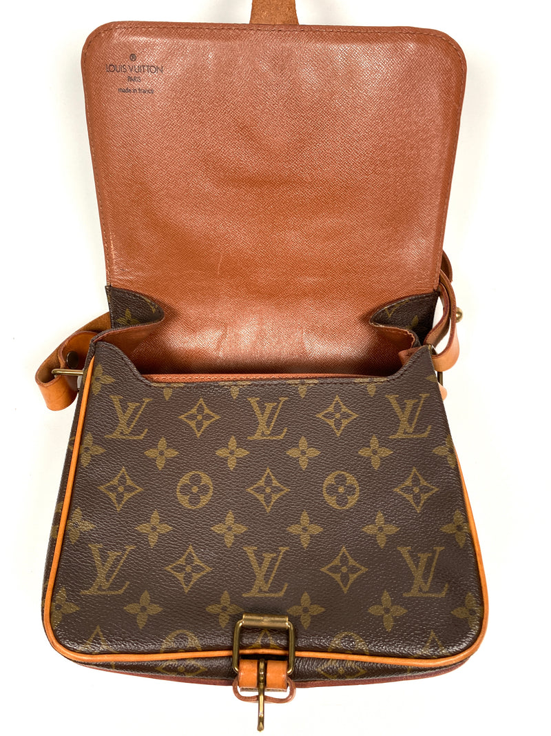 LOUIS VUITTON - CARTOUCHIERE MM CROSSBODY BAG IN MONOGRAM CANVAS