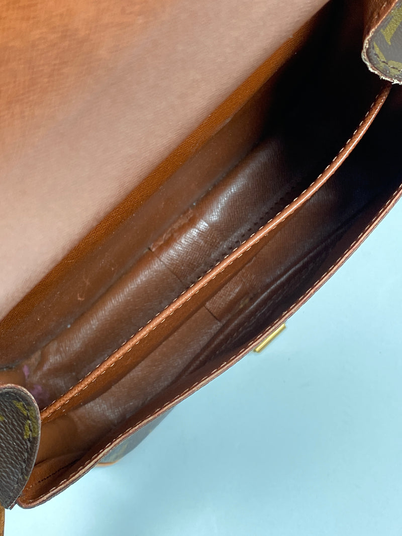 LOUIS VUITTON - CARTOUCHIERE MM CROSSBODY BAG IN MONOGRAM CANVAS