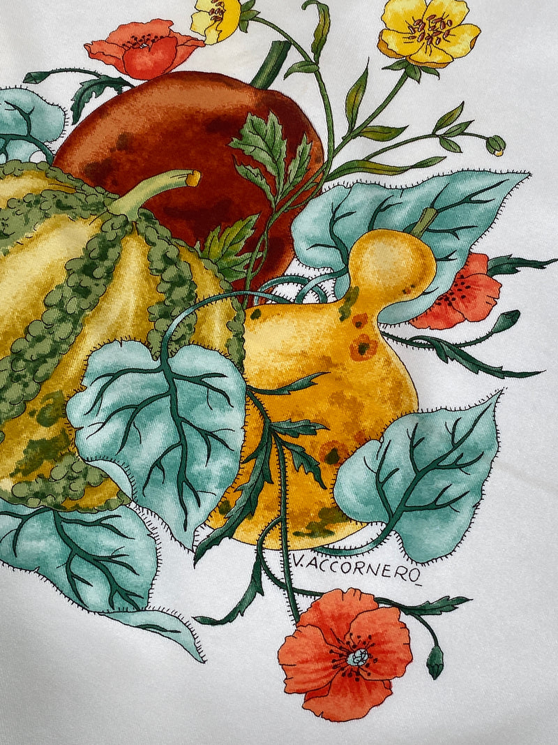GUCCI - VINTAGE WILDFLOWERS SUMMER GARDEN SILK SCARF